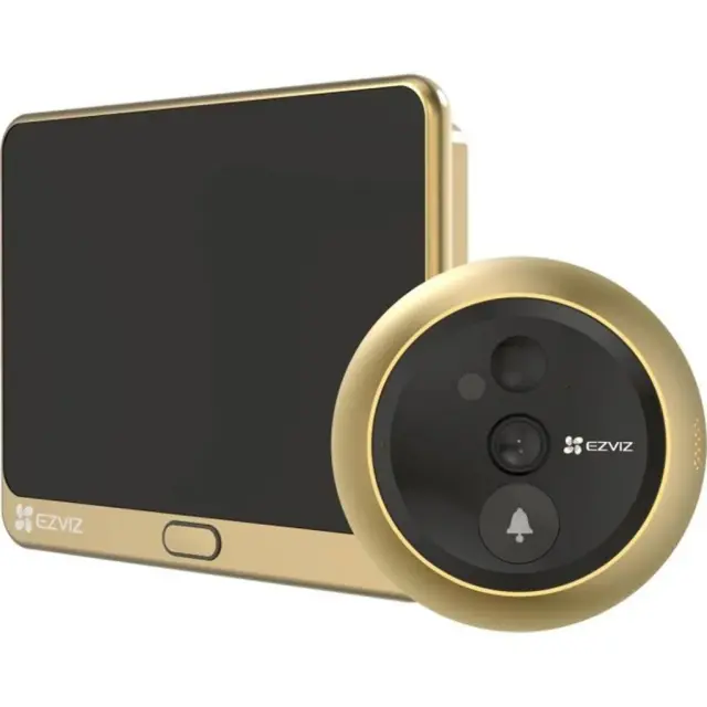 Ezviz Wireless Peephole Door Viewer DP2C Pro Gold (EZVCS-DP2C-R200-6Q6FW-GD)