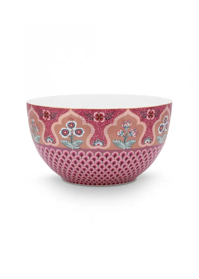 PIP STUDIO FLOWER FESTIVAL ΜΠΩΛ 18cm ΠΟΛΥΧΡ. ΠΟΡΣΕΛΑΝΗ - One size