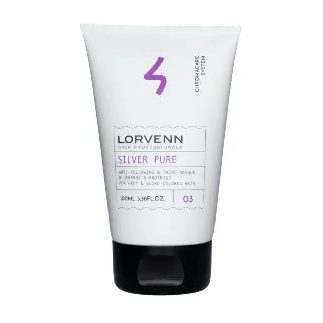 Lorvenn Silver Pure Anti-yellowing & Shine Masque 100ml