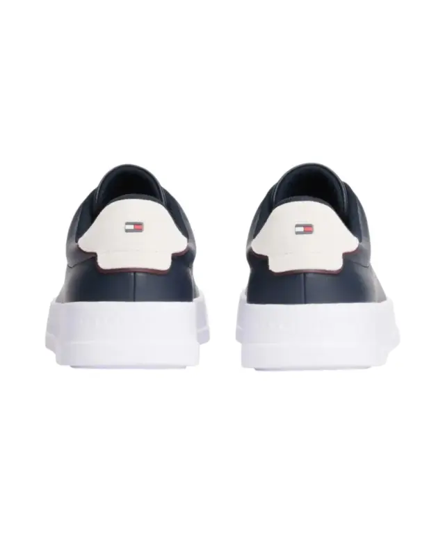 Tommy Hilfiger - Ανδρικά Sneakers Th Court Lth Detail Ess FM0FM05367-DW5 Μπλε Ναυτικό - 40 3