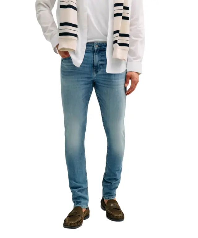 Guess - Ανδρικό Παντελόνι Τζιν Miami Skinny Fit M6YAN1D1478-1TMB Μπλε (Washed Blue) 3