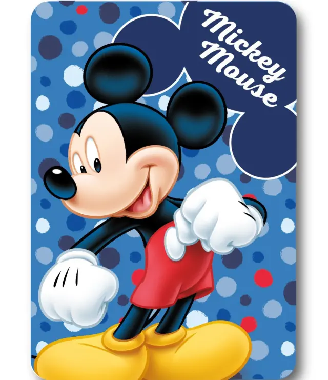 Disney Mickey Dots Κουβέρτα Polar Fleece 100×140 cm