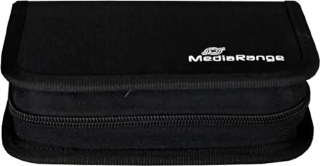 MediaRange Media Storage Wallet for 6 USB Flashdrives & 3 SD Memory Cards Nylon Black (MRBOX98) 2