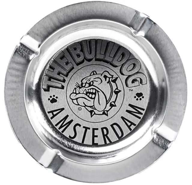 The Bulldog Amsterdam Μεταλλικό Τασάκι - Ασημί
