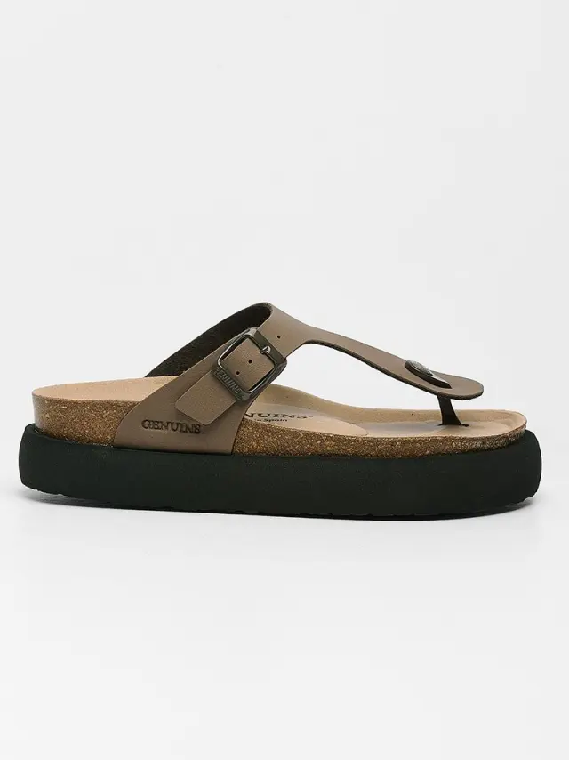Genuins Πέδιλα Γυναικείο HT Καφέ GEN/ROSAS PLATFORM G106878 D/BROW - 38 3