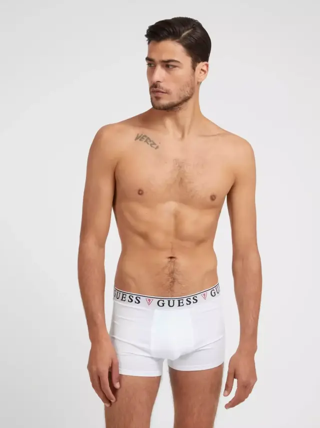 Guess - Ανδρικά Μποξεράκια 3Pack U97G01K6YW1-F017 Μαύρο/Γκρι/Λευκό - L