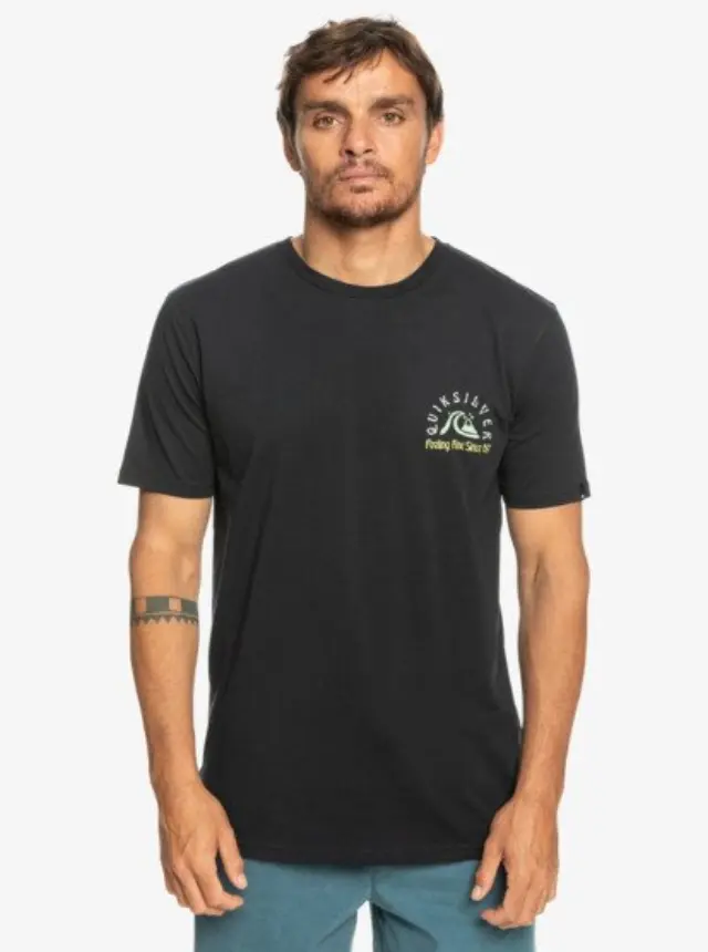 QUIKSILVER THE ORIGINAL BARREL SS ΑΝΔΡΙΚΗ ΜΠΛΟΥΖΑ - KVJ0 BLACK 2
