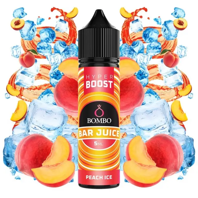 Bombo Bar Juice Hyper Boost Peach Ice 5ml/60ml 60ml