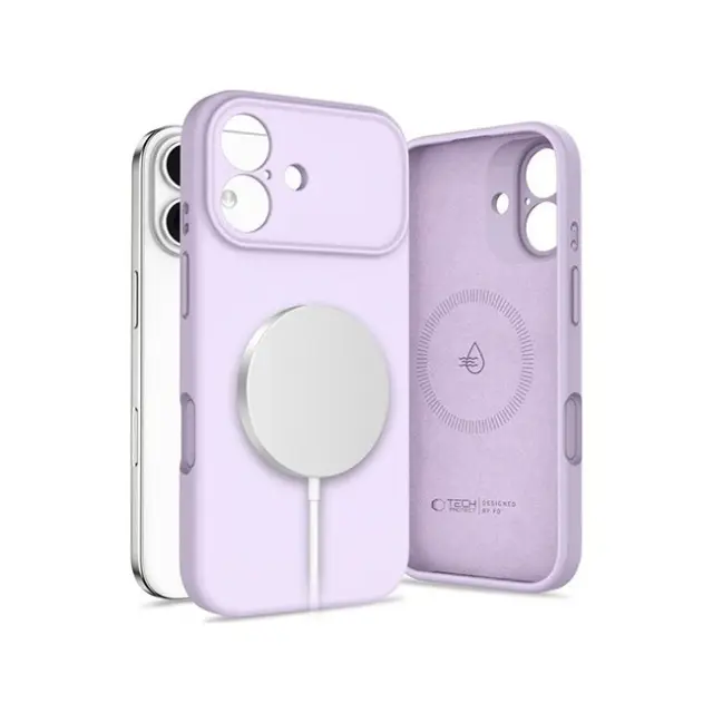 Tech-Protect Θήκη Κινητού iPhone 17 Silicone Magsafe Mauve