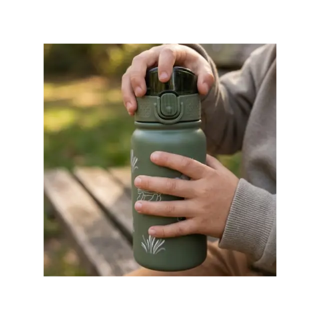 Ανοξείδωτο Μπουκάλι Θερμός In A Fast World Be A Turtle 350ml ABO 314103 2
