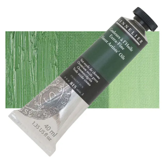 Sennelier Λάδι Finest Artists Oil 815 Chromium Oxide Green - 40ml