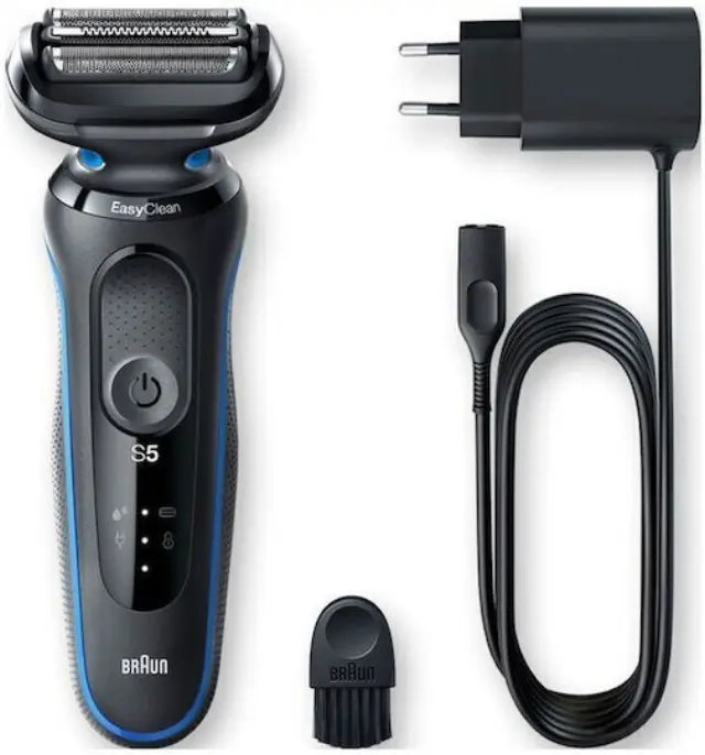 Braun Series 5 51-B1000S Ξυριστική Μηχανή Προσώπου Επαναφορτιζόμενη