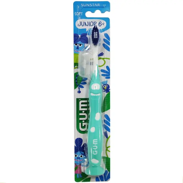Gum Junior 902 Monster Ροζ Παιδική Οδοντόβουρτσα για 7+ Χρονών, 1τμχ