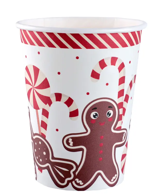 Happy Delicacy Cup Multicoloured Ø 7.8 x 9.7 cm - 27 cl / Polybag of 10 pieces