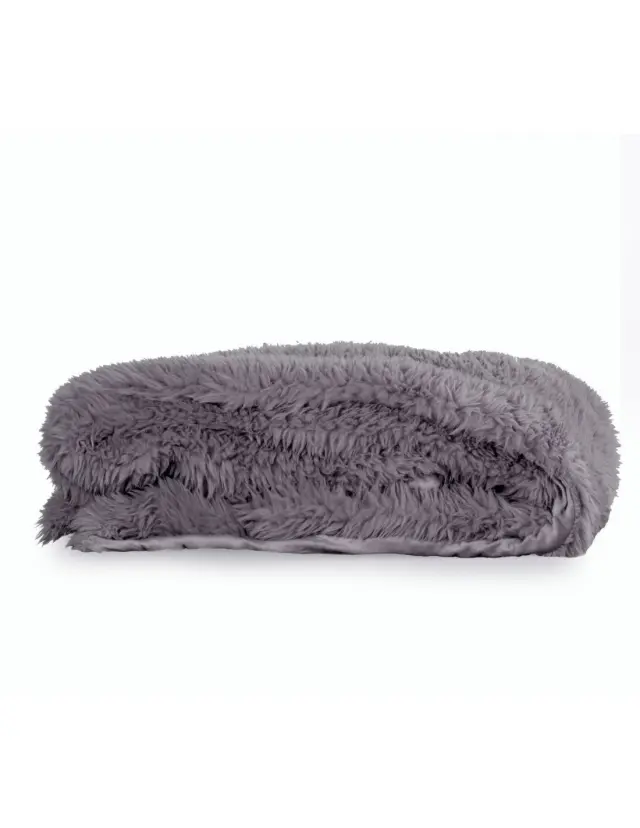 Ριχτάρι Πολυθρόνας Γούνινο Nef-Nef Iverson 23 Grey 130x170