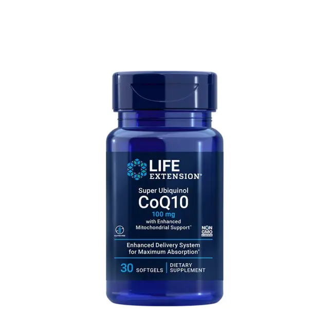Life Extension Super Ubiquinol CoQ10 with Enhanced Mitochondrial Support 30 Softgels