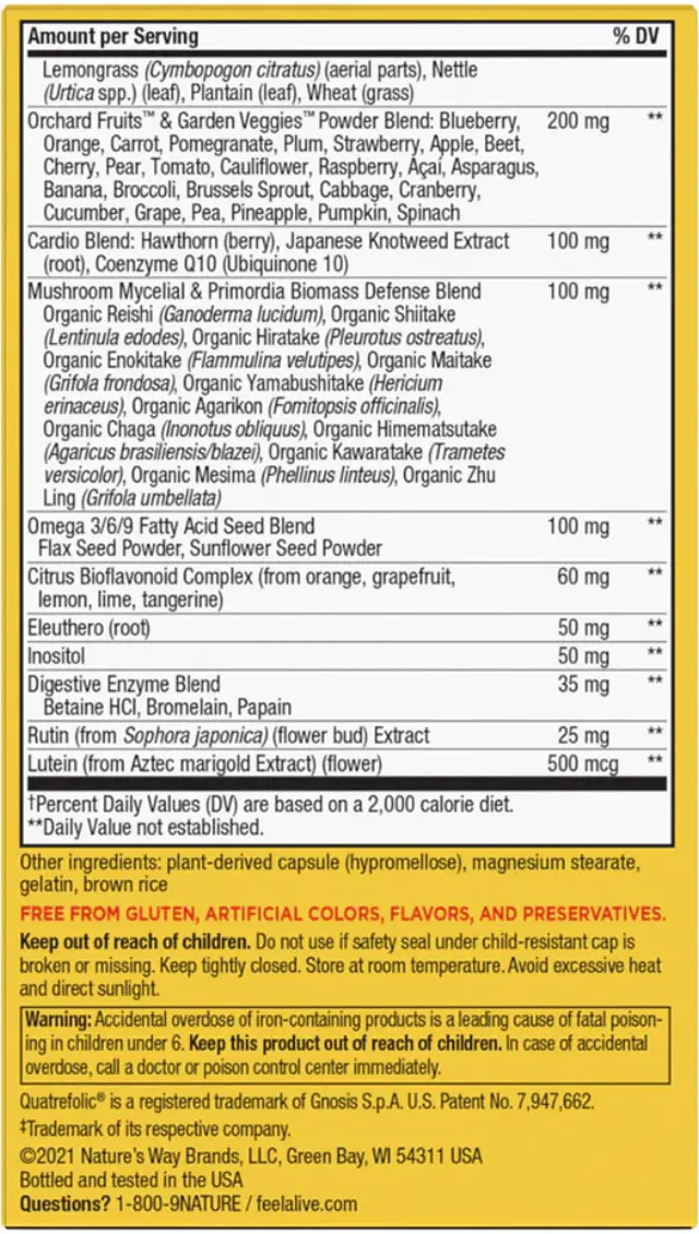 Nature's Way Alive!® Max6 Max Potency Daily Multivitamin 3