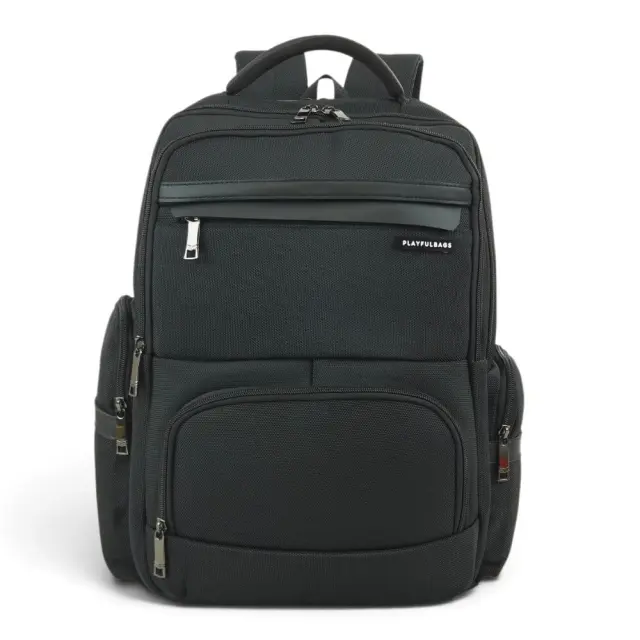 Επαγγελματικό Σακίδιο Πλάτης PLAYFULBAGS PS186-10 46x34x20cm 31L Laptop 15,6" Μαύρο