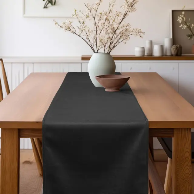 Beauty Home ΡΑΝΝΕΡ ΒΕΛΟΥΔΟ PREMIUM ΜΑΥΡΟ 32 cm x 2.5 m
