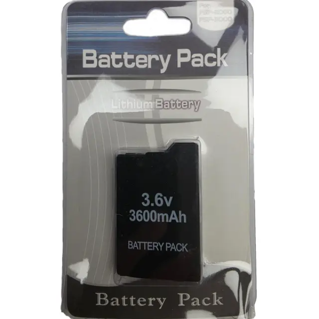 PSP Lithium Battery 3600mAh 3.6V Pack PSP2000 / PSP3000