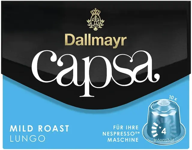 Dallmayr Lungo Mild Roast Κάψουλες Nespresso 10τμχ