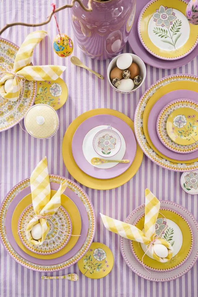 PIP STUDIO - ΠΟΡΣΕΛΑΝΙΝΟ ΠΙΑΤΟ ΓΛΥΚΟΥ LILY & LOTUS YELLOW 17cm - One size 2