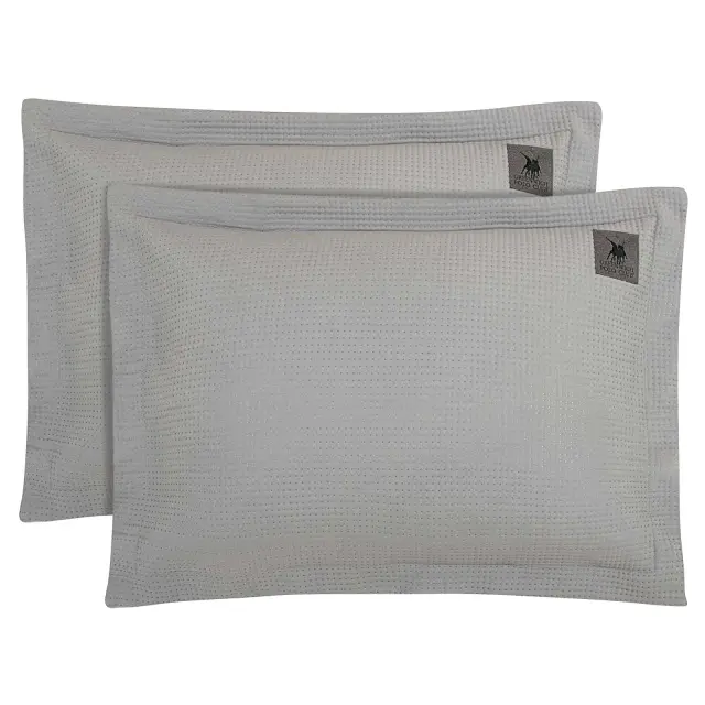 Ζεύγος Μαξιλαροθήκες 50x70+5 Oxford Essential Greenwich Polo Club 3496 Grey 100% Microfiber