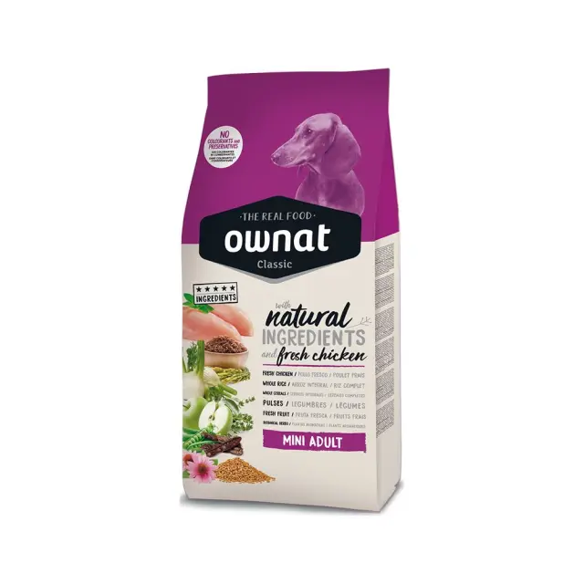 Ownat Classic Mini Adult Ξηρά Τροφή για Σκύλους με Κοτόπουλο 1.5kg