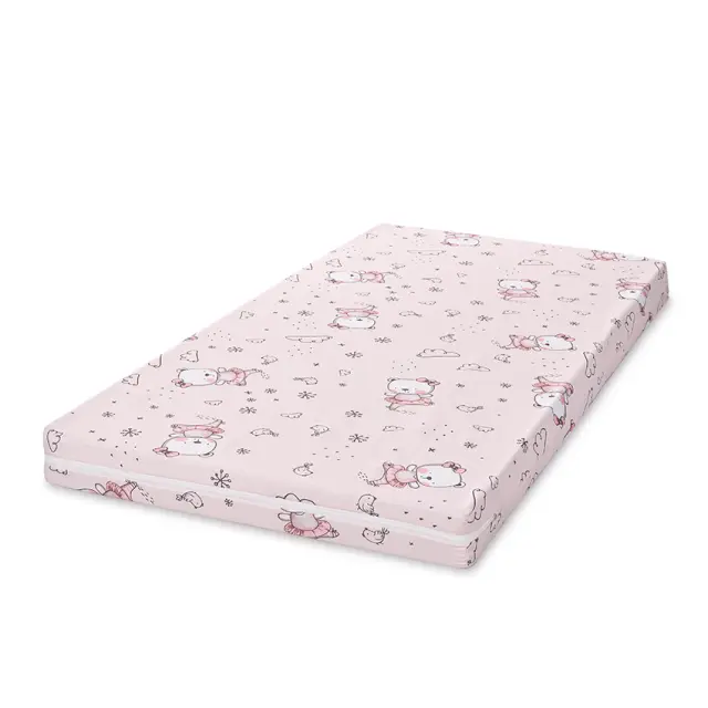 Lorelli Βρεφικό στρώμα "Classic" 60/120-9 εκ. Ballerina bear pink Ροζ