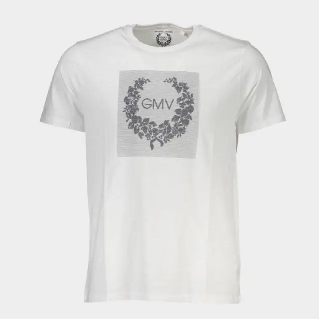 T-Shirt Gian Marco Venturi AU00784 Λευκό - 2XL