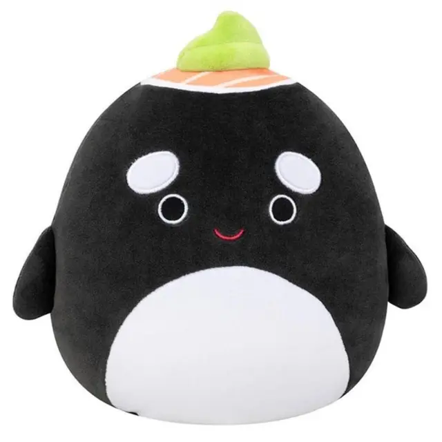 Λούτρινο Squishmallows Kai the Black Sushi Orca Whale 30,5cm JWSQ8854