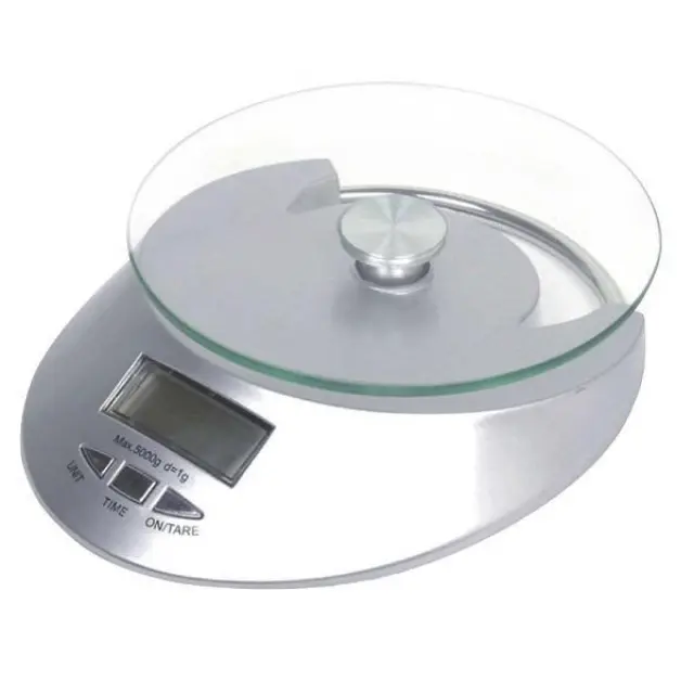 Arrango AB57134 Ψηφιακή Ζυγαριά Κουζίνας 1gr/5kg Ασημί