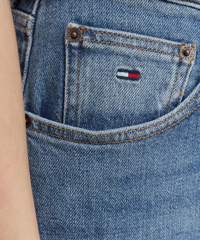 Tommy Hilfiger - Γυναικείο Ψηλόμεσο Παντελόνι Τζιν Ultra High Rise Tapered Relaxed Fit DW0DW22994-1A5 Μπλε 3