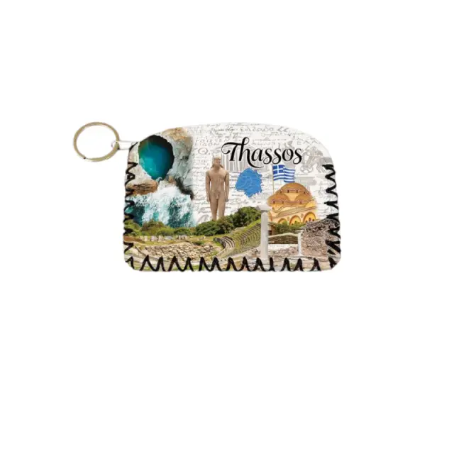 Πορτοφόλι Souvenir μπρελόκ - Σετ 10pcs - PVC - Thassos - 14*9cm - 871755