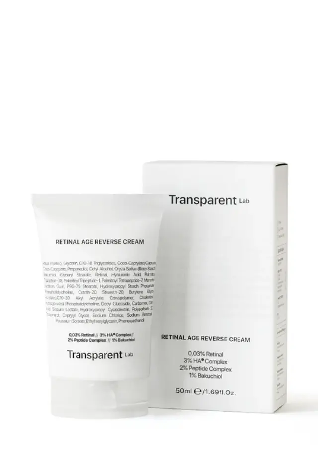 Niche Beauty Lab - Transparent Lab - Retinal Age Reverse Cream Αντιγηραντική Κρέμα Προσώπου 50ml
