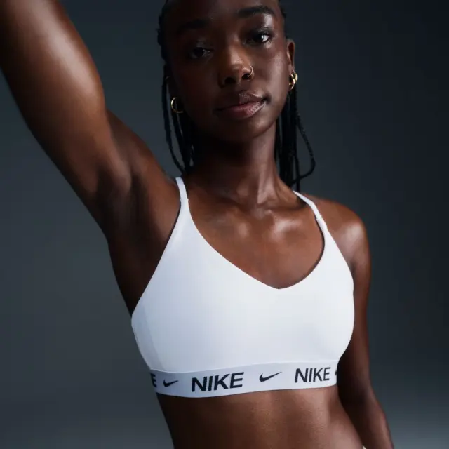 Nike Indy Light Support Bra (FD1062-101) - Λευκό - L