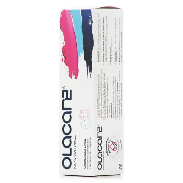 Olacare Βρεφική Κρέμα Για Την Προστασία & Αντιμετώπιση Του Συγκάματος Από Την Πάνα 40gr 2