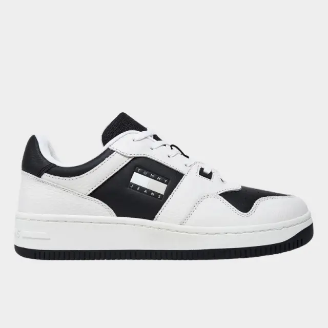 Tommy Hilfiger - Ανδρικά Sneakers Retro Basket Cupsole Tumble EM0EM01513-YBL Λευκό - 46