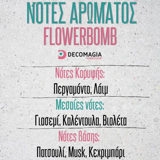 Άρωμα για κερί και σαπούνι 50ml, Flowerbomb 2