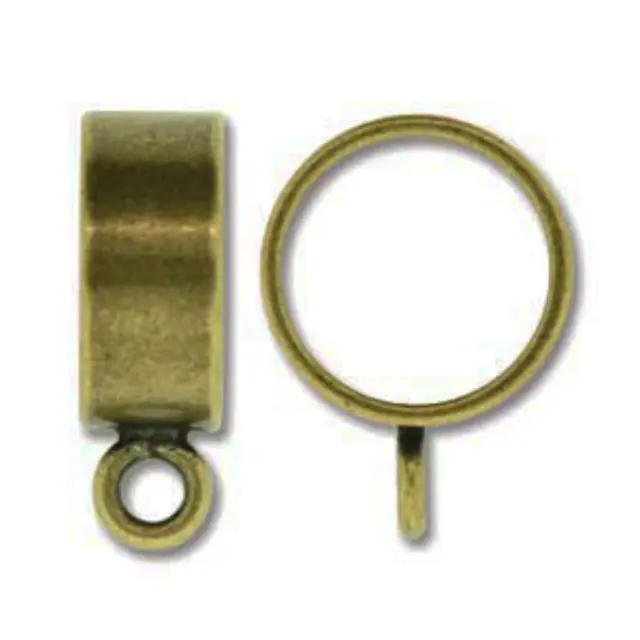 Σύνδεσμος για Κορδόνια 11mm - Antique Brass Plated - 3τεμ