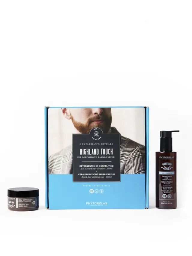 Phytorelax Gentleman’s Ritual Kit Σετ Διαμόρφωσης Γενειάδας & Μαλλιών - Καθαριστικό 2 σε 1 200ml + Κερί Διαμόρφωσης Γενειάδας & Μαλλιών 100ml