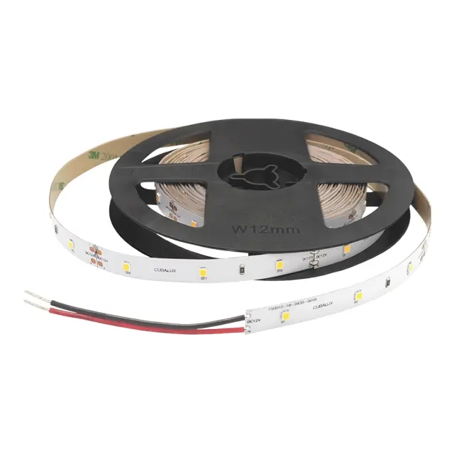 CUBA LUX ΤΑΙΝΙΑ LED ΤΩΡΑ 6W/M 12V CRI80 IP20 30 LED/M 5M