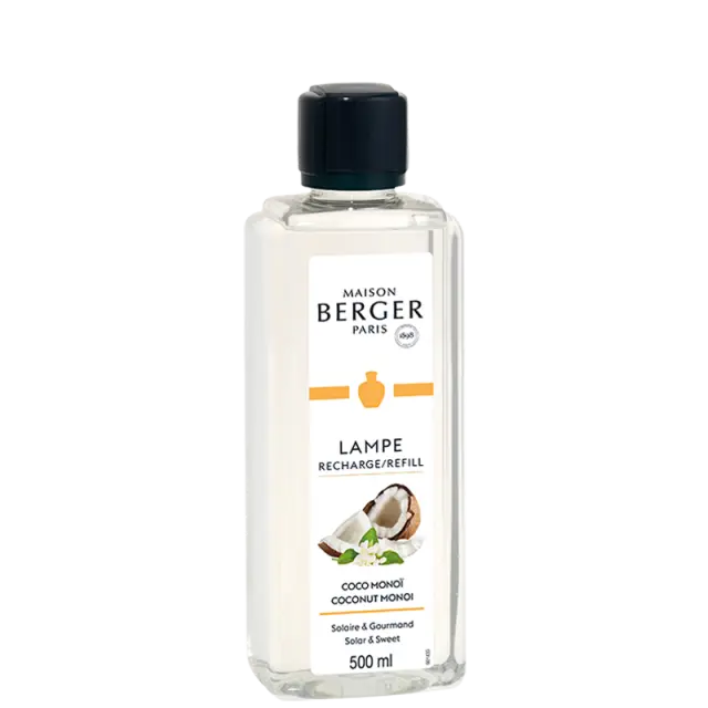 Maison Berger Paris Lampe Berger Refill Υγρό Αναπλήρωσης Καταλυτικής Λάμπας Coconut Monoi 500ml
