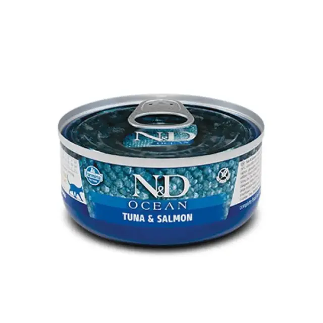 N&D Ocean Cat Tuna & Salmon Adult 70gr