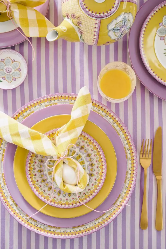 PIP STUDIO - ΠΟΡΣΕΛΑΝΙΝΟ ΠΙΑΤΟ ΓΛΥΚΟΥ LILY & LOTUS YELLOW 17cm - One size 3