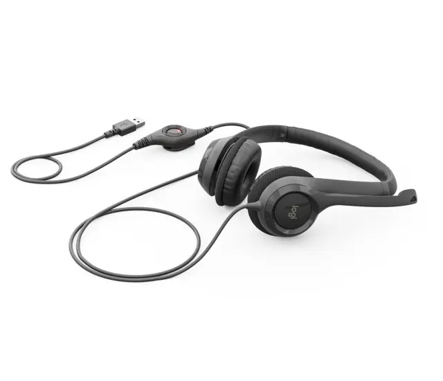 Logitech H390 On Ear Multimedia Ακουστικά με μικροφωνο και σύνδεση USB
