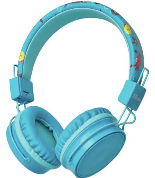 Trust Ακουστικά Ασύρματα Bluetooth Παιδικά 85DB/20HZ Comi Μπλέ (409.236071) Μπλε
