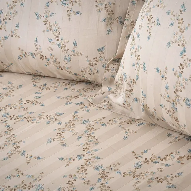 Beauty Home Σετ πάπλωμα υπέρδιπλο Art 12215 Nova 100% Βαμβακοσατέν 300tc 220x240 Άμμου 2
