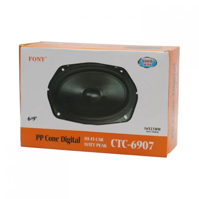 ΗΧΕΙΟ ΑΥΤΟΚΙΝΗΤΟΥ PP CONE 800W CTC-6907