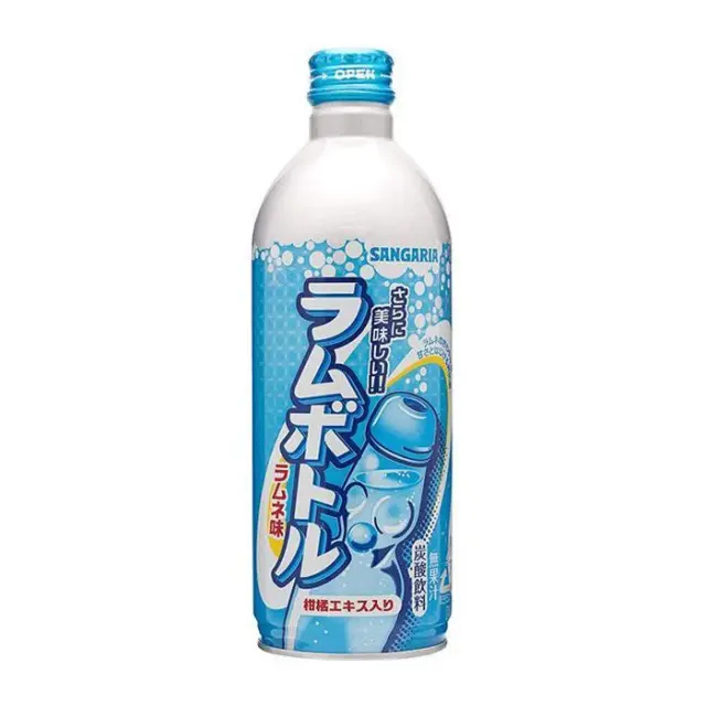 Sangaria Ramune Soda - Γιαπωνέζικο Αναψυκτικό Με Γεύση Τσιχλόφουσκα 500ml